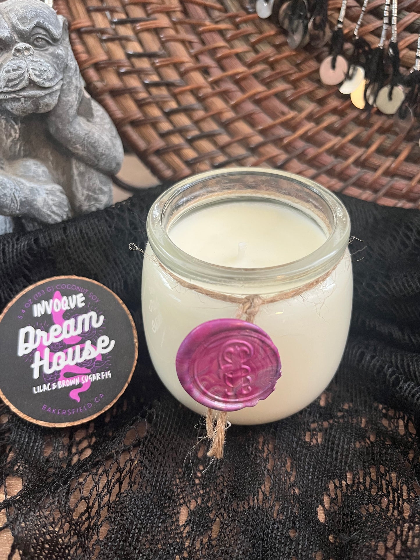 Dream House: Lilac & Brown Sugar Fig Scented Candle